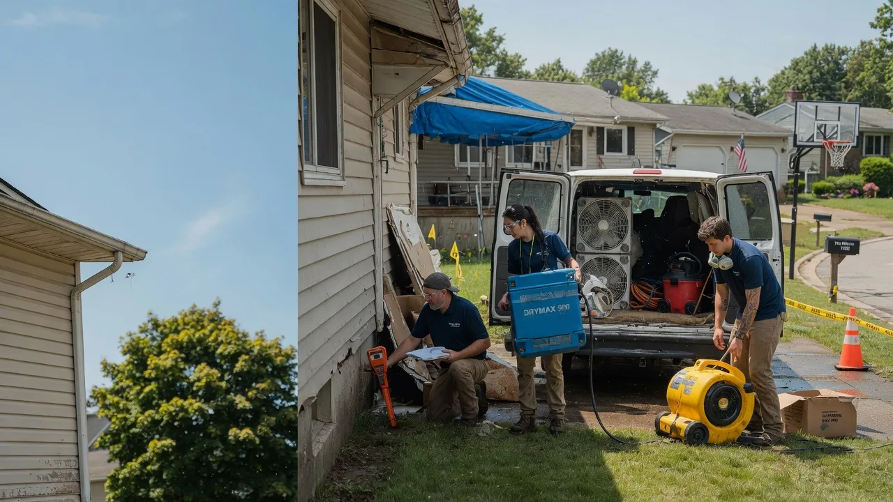 Ceiling Leak Cleanup in Spring Arbor, MI near me